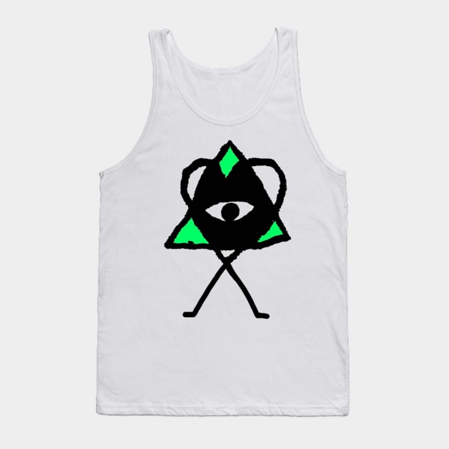 EYE ONE Tank Top by MR . SPIDOL MAN